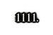 1111. – Home